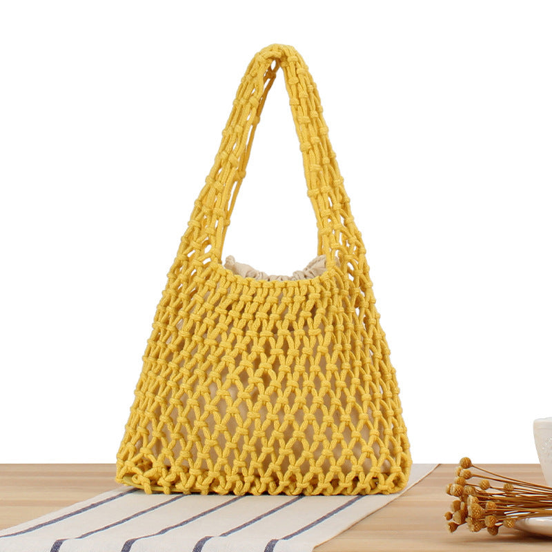 Hand-knotted jute bag Kalsten