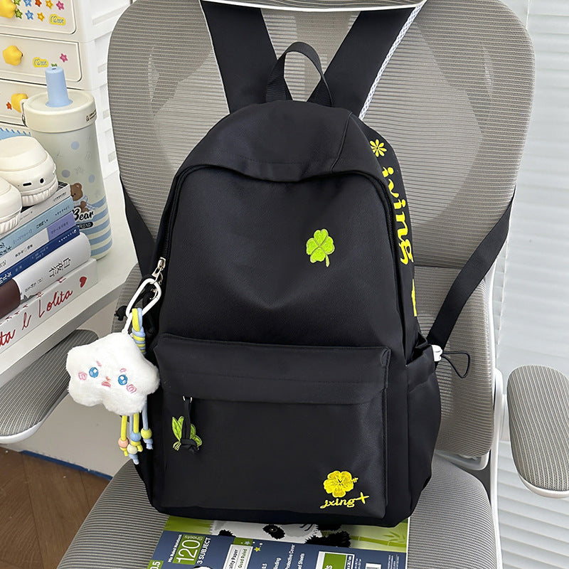 Casual Multi-Pocket Backpack with Fun Accents Kalsten