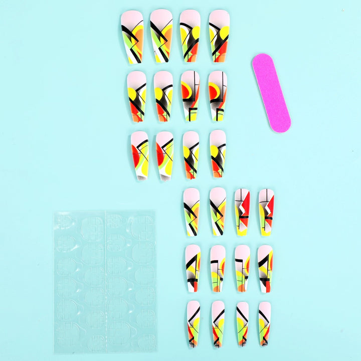 Creative artificial nails in modern 3D design Kalsten