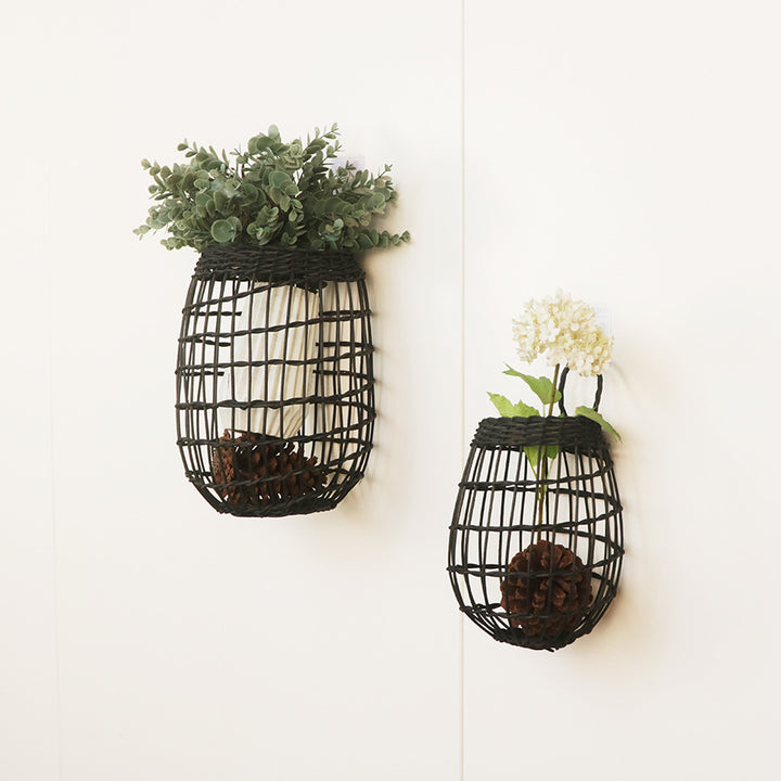 Handwoven Natural Storage Baskets with Handles Kalsten
