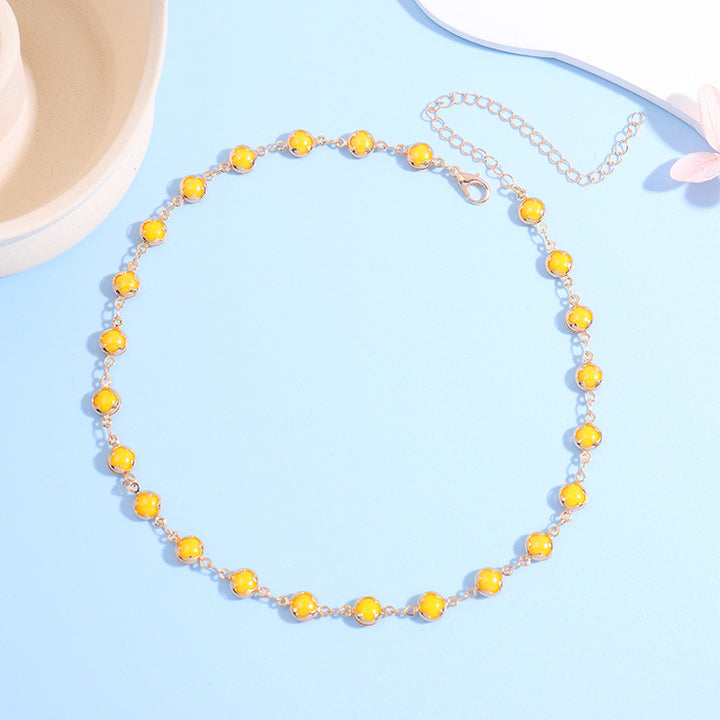 Floral Charm Choker Necklace Kalsten 1788164322