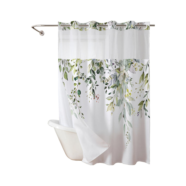 Artistic Floral Shower Curtain Kalsten