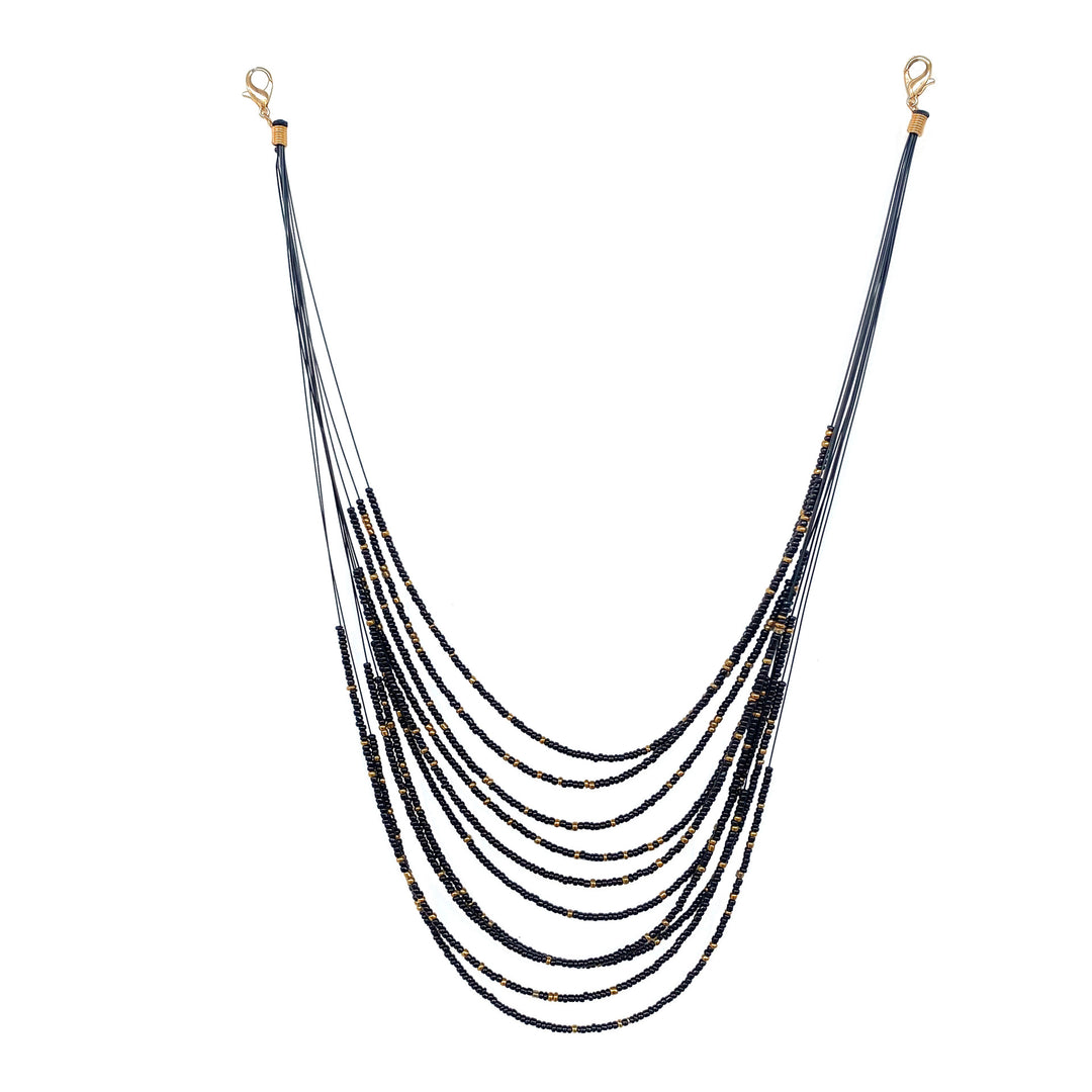 Multi-Strand Beaded Necklace Kalsten