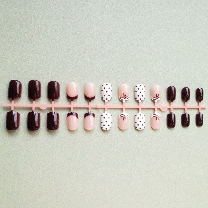 Elegant Abstract Nail Art Design