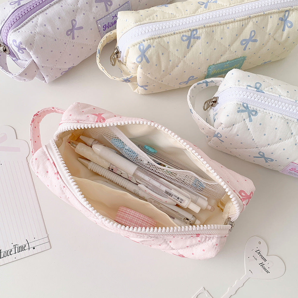 Quilted Pencil Case with Zipper Kalsten