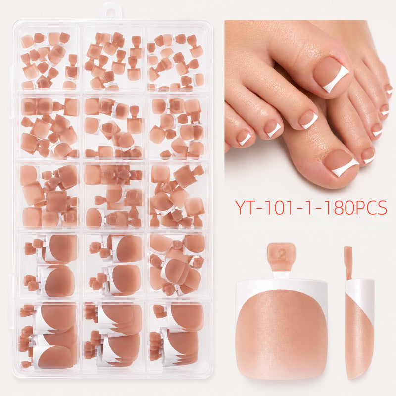 Artificial Nail Set with French Tips Kalsten