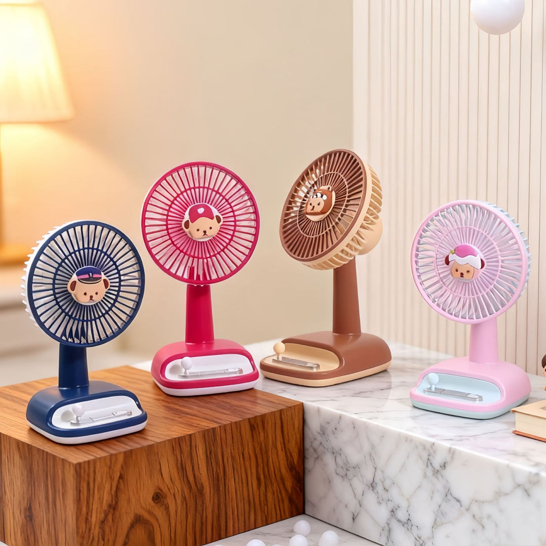 Ladies table fan with flexible tilt angle Kalsten