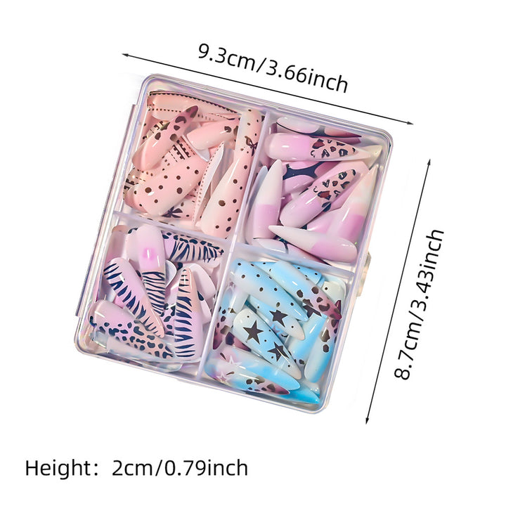 Artistic Long Stiletto Press-On Nail Set Kalsten