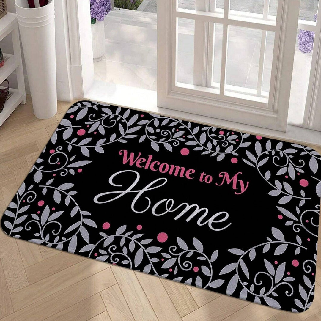 Decorative Geometric Welcome Mat Kalsten