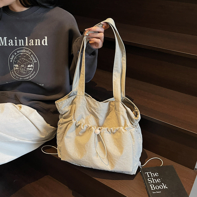 Casual Multi-Pocket Tote Bag