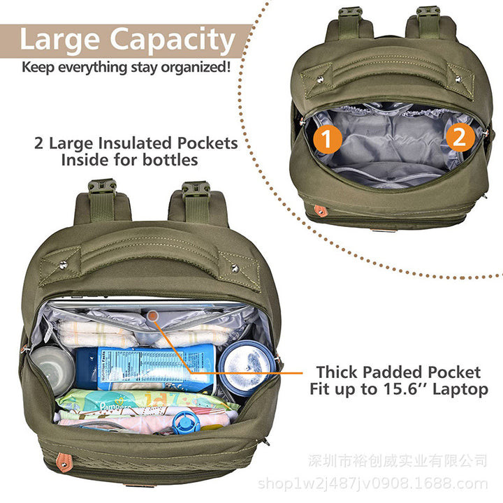 Stylish Multi-Function Diaper Backpack Kalsten
