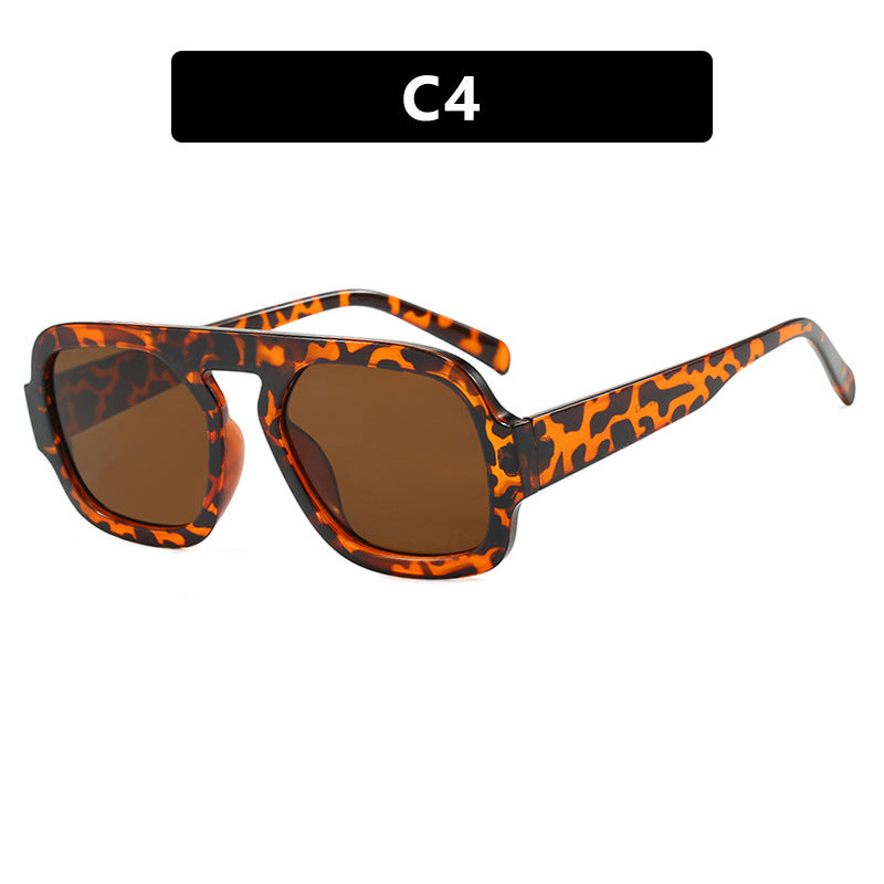 Women's modern oversized sunglasses in angular design Kalsten