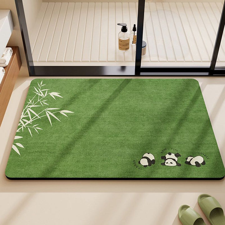 Playful Panda-Themed Soft Bath Mat Kalsten