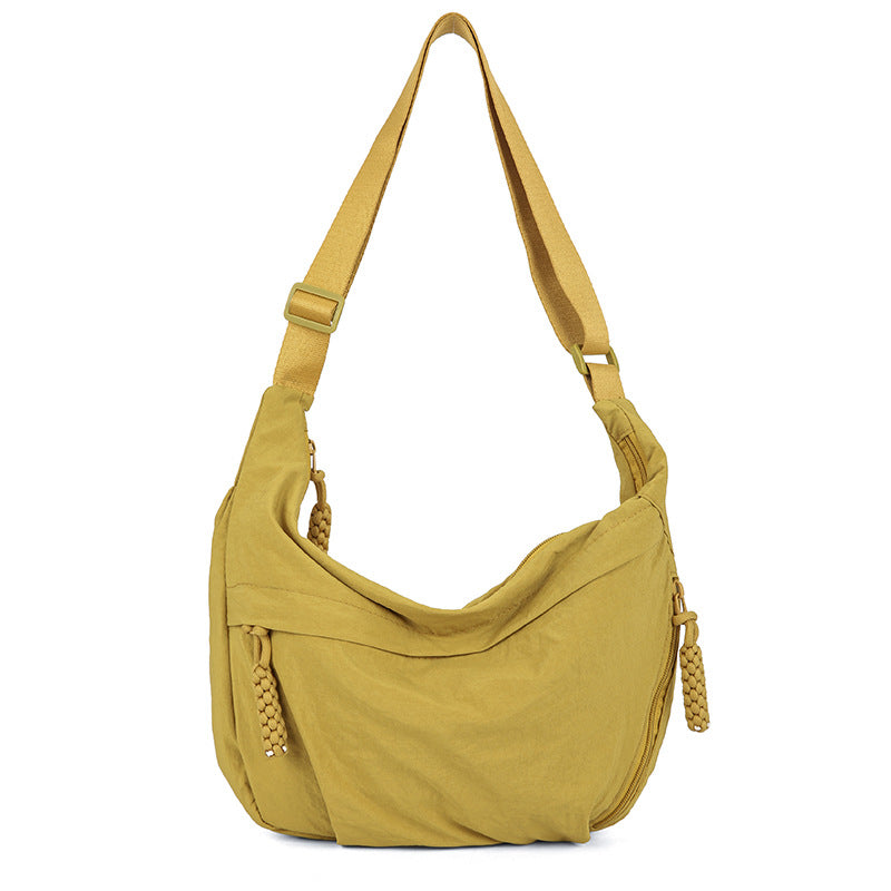 Casual shoulder bag with multifunctional zip pockets Kalsten