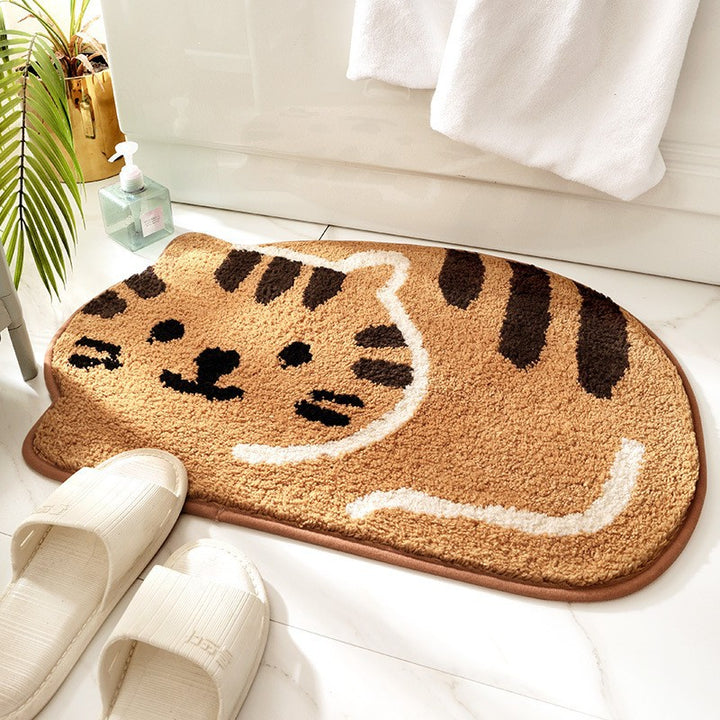 Playful Cartoon Pet Bath Mat Kalsten
