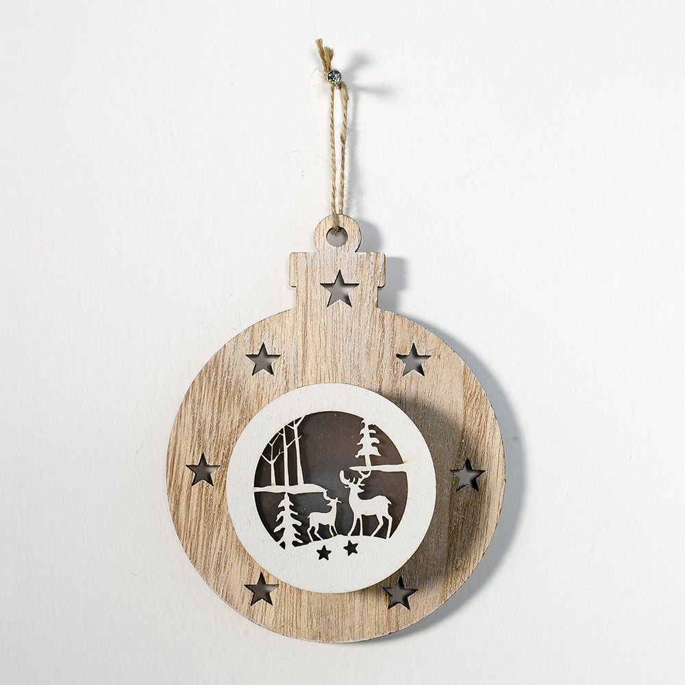 Decorative Wooden Christmas Ornament Kalsten