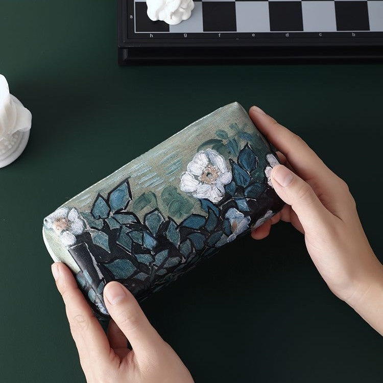 Artistic Floral Design Pencil Case