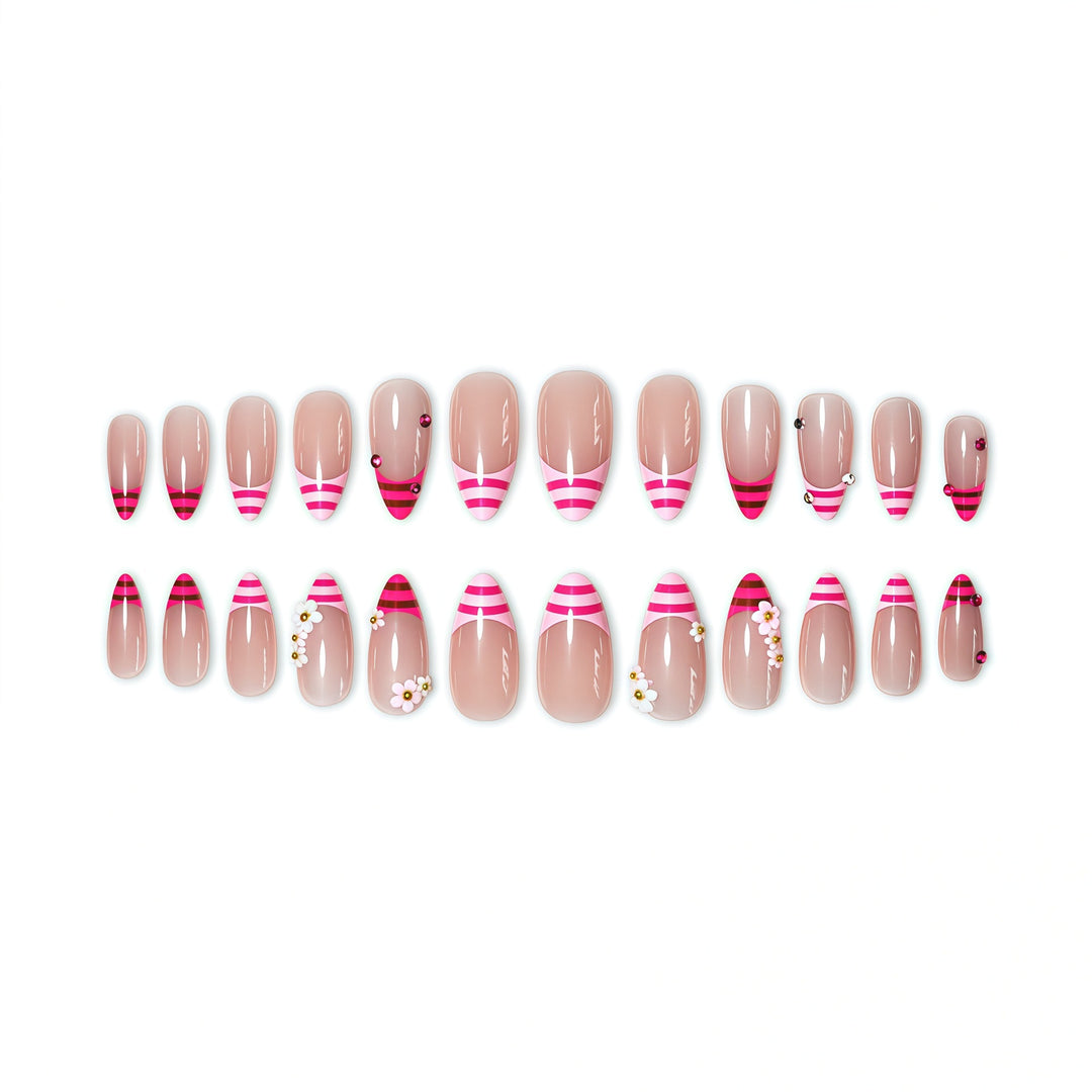 Elegant Floral Nail Art Kalsten