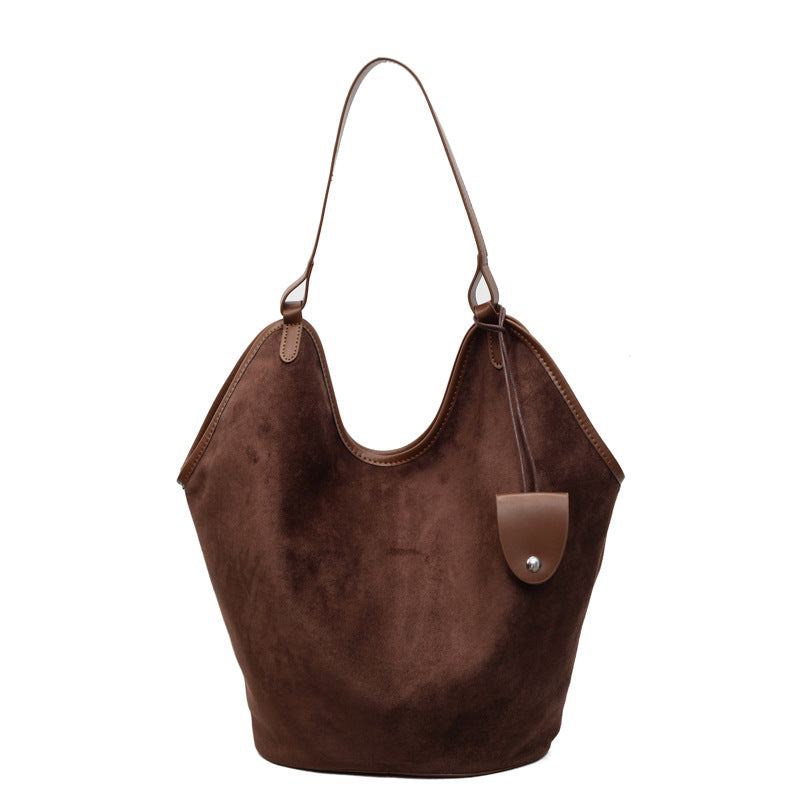 Suede Chic Slouchy Tote Bag Kalsten