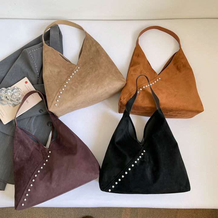WoUnique Textured Suede Hobo Bag Kalsten