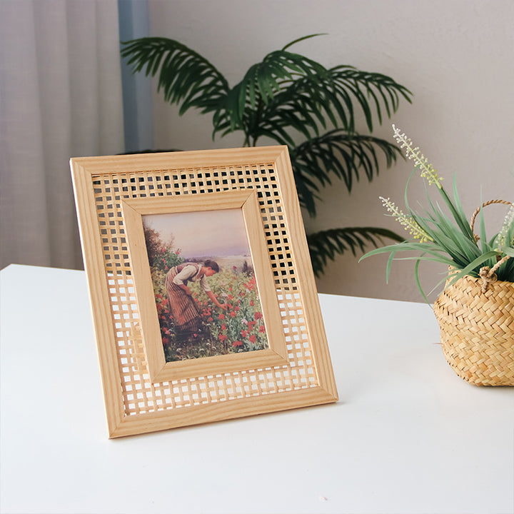 Artful Rattan Picture Frame Kalsten