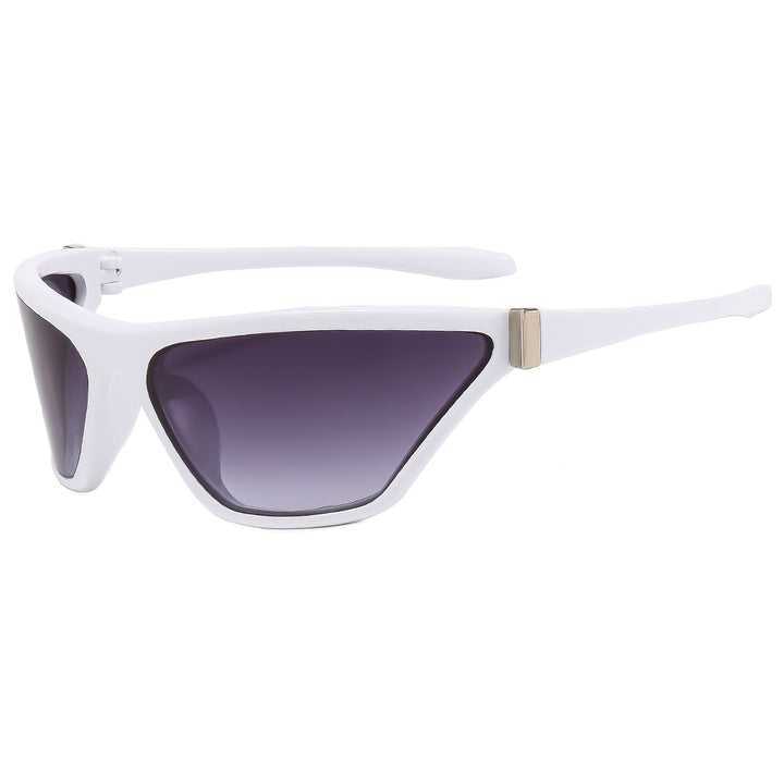 Futuristic Angular Shield Sunglasses