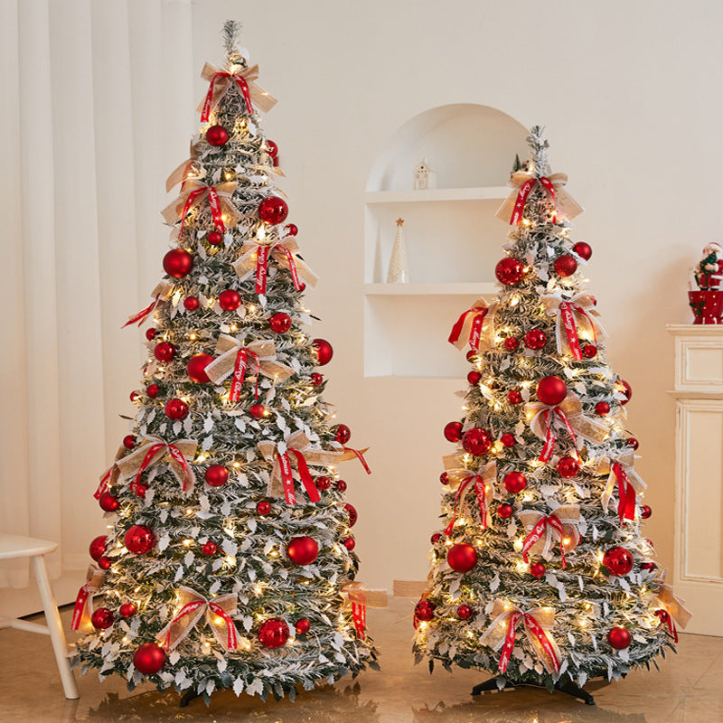 Artificial Snow-Dusted Christmas Tree