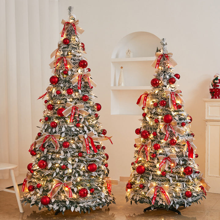 Artificial Snow-Dusted Christmas Tree