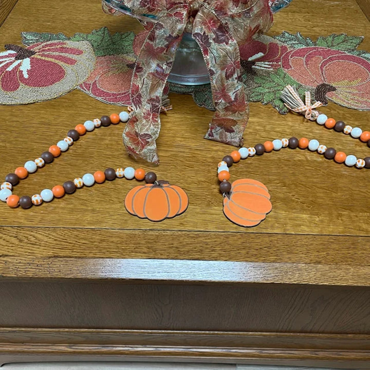 Decorative Fall-Themed Bead Garland