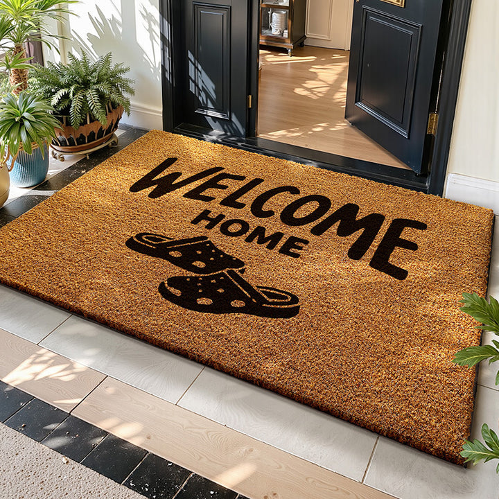 Unisex Leaf Pattern Entrance Mat Kalsten