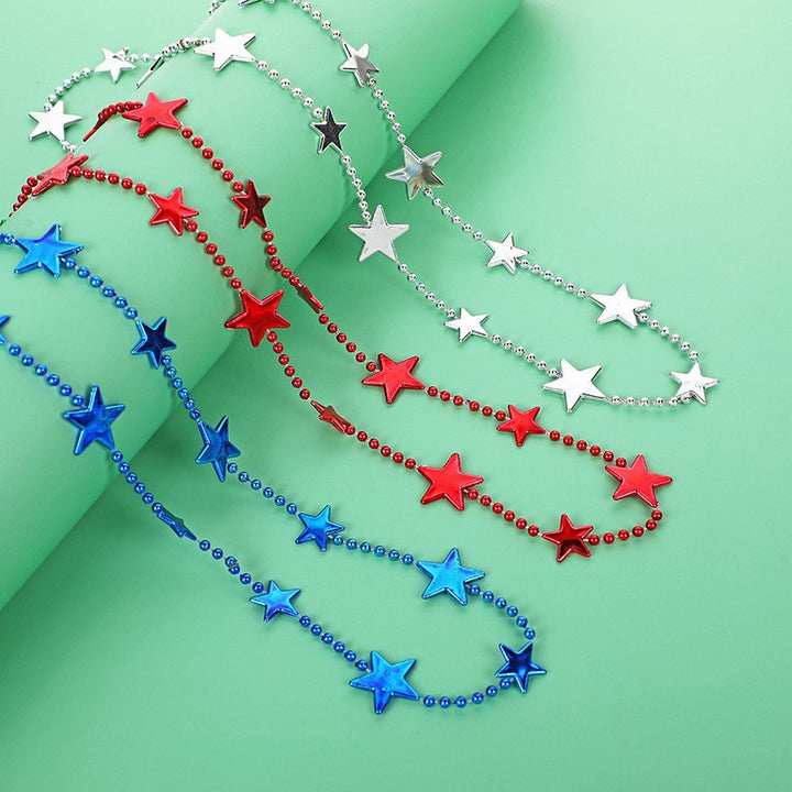 Unisex decorative star bead garland for party and event decoration Kalsten