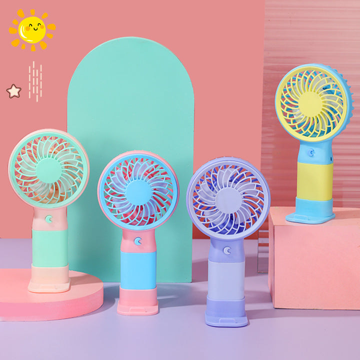Unisex Portable Mini Hand Fan with Colorful Design Kalsten
