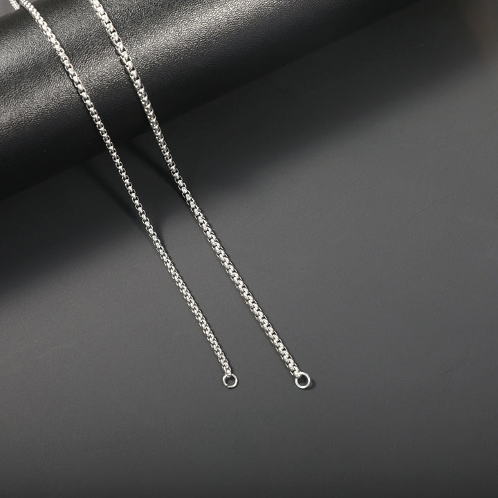 Sleek Stainless Steel Chain Necklace Kalsten