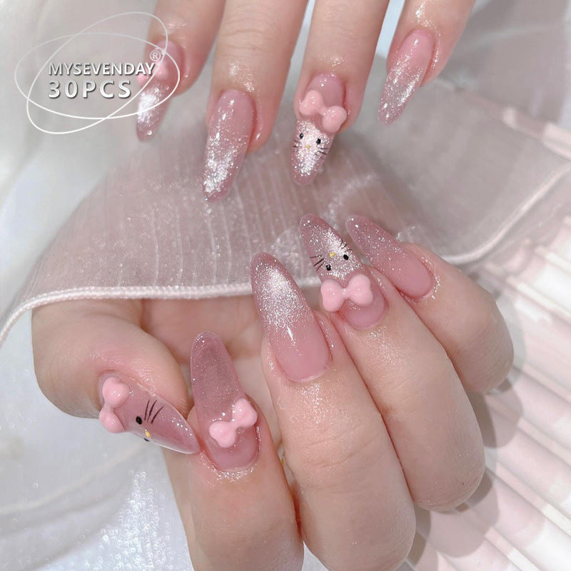 Playful Themed Press-On Nail Set Kalsten