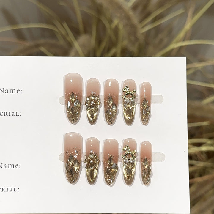Luxury Decorative Press-On Nail Set