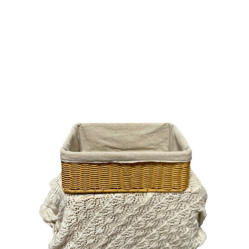 Handcrafted Rectangular Storage Basket Kalsten