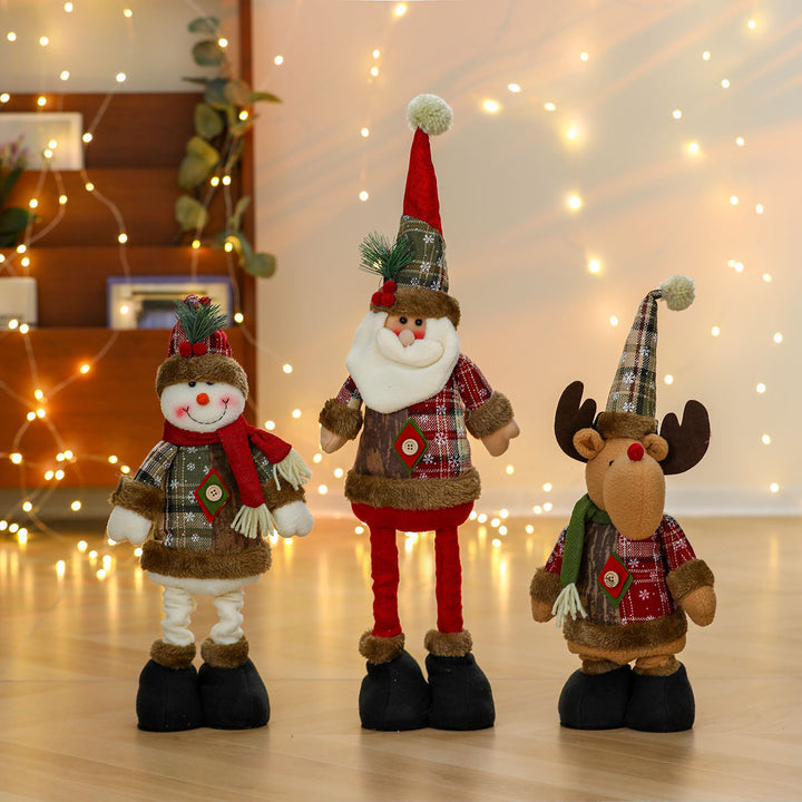 Whimsical Plush Santa Figurine Kalsten