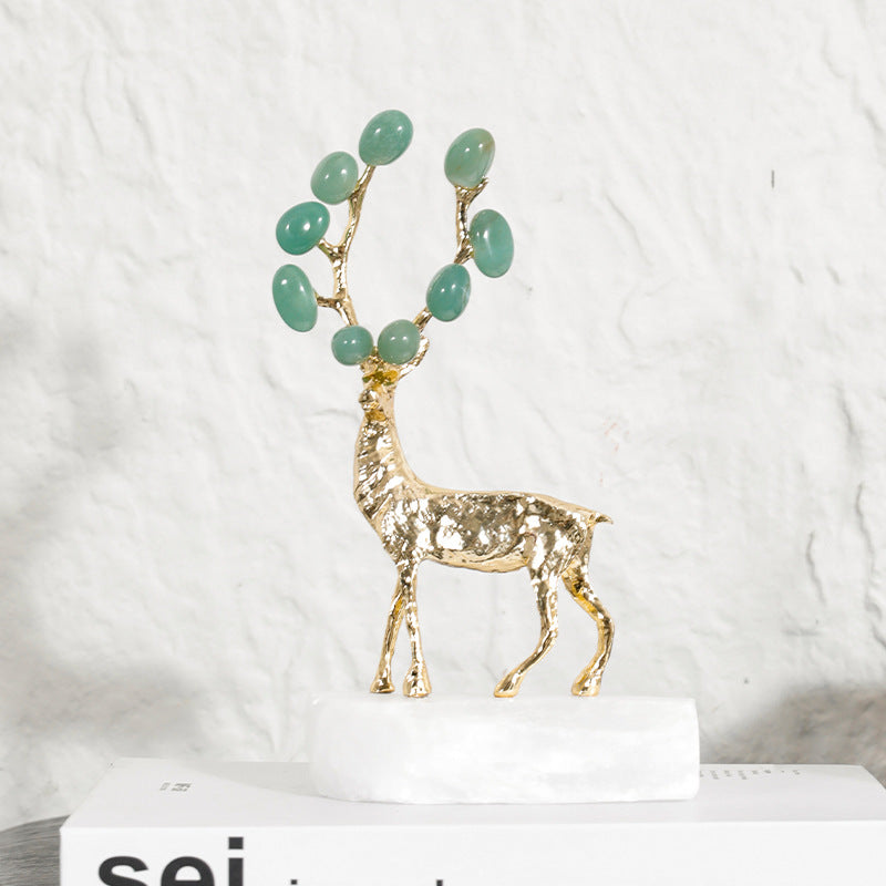 Elegant Decorative Deer Sculpture