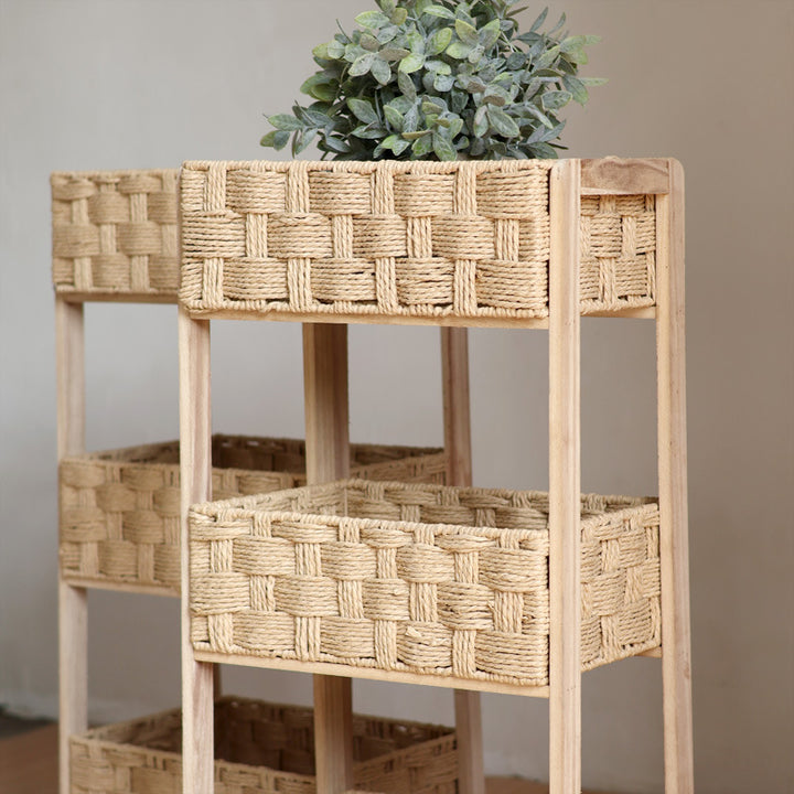 Beef Storage Tower with Woven Baskets Kalsten