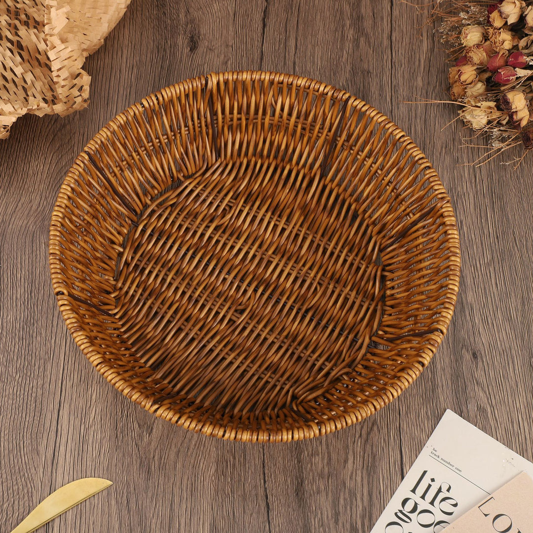 Decorative Wicker Storage Bowl Kalsten