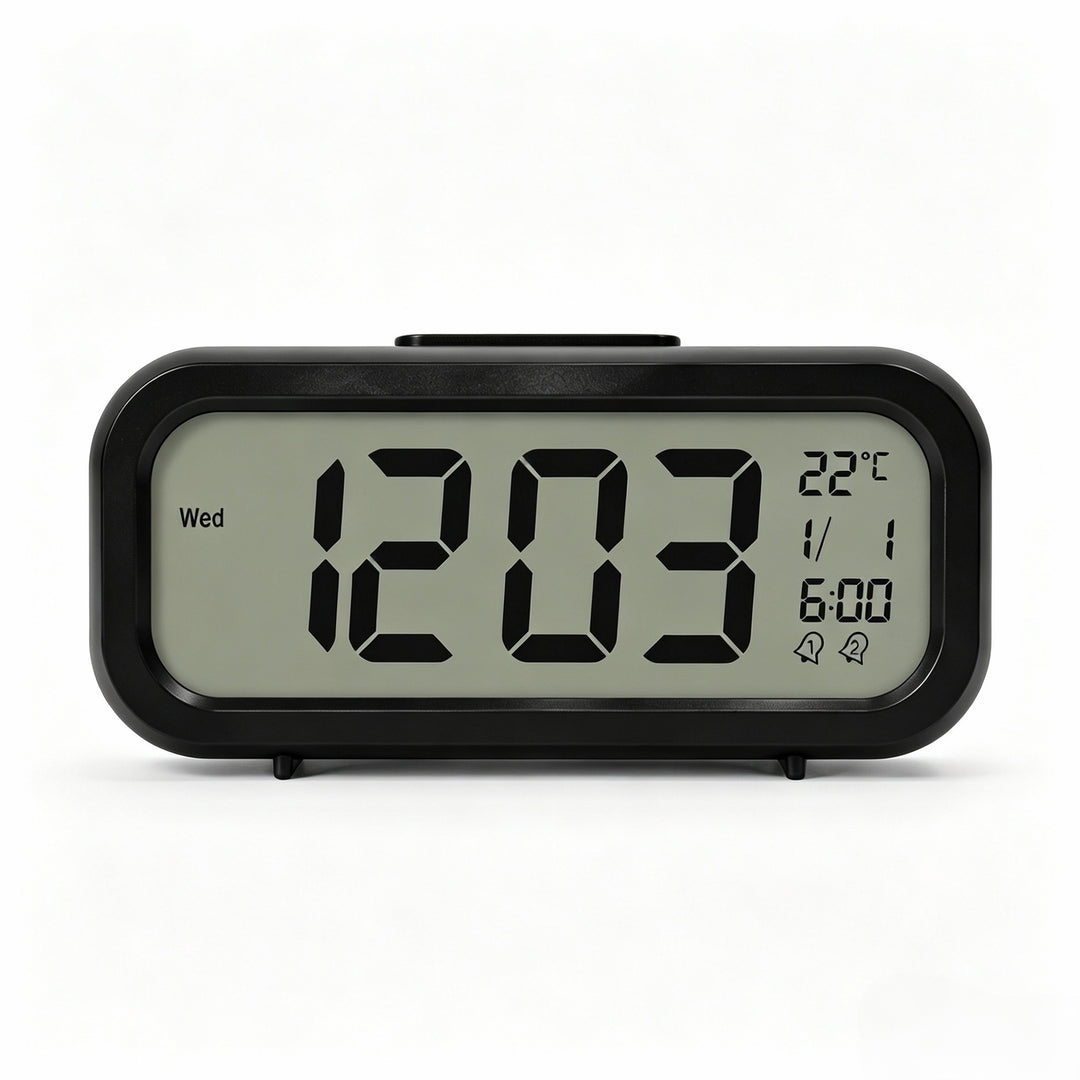 Digital alarm clock with temperature sensor and large LED display Kalsten