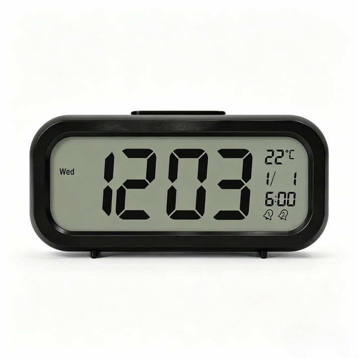Digital alarm clock with temperature sensor and large LED display Kalsten