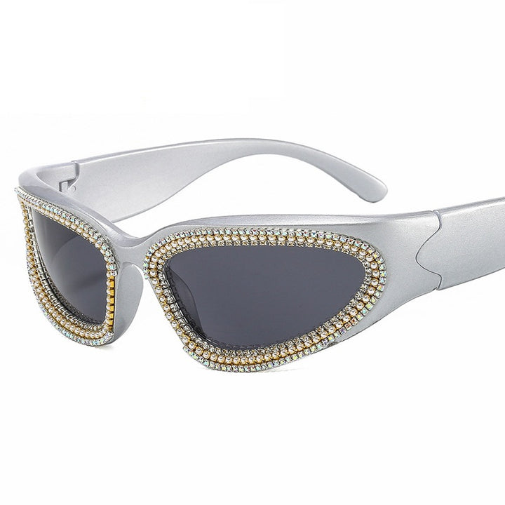 Ladies stylish sunglasses with sparkling crystal frame Kalsten