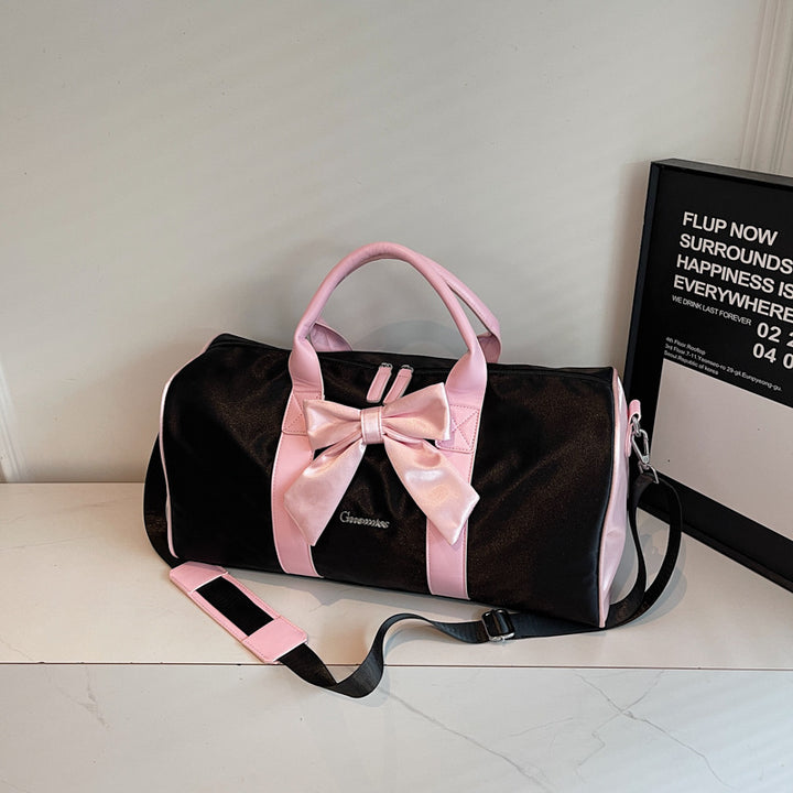 Elegant Bow Accent Duffel Bag Kalsten