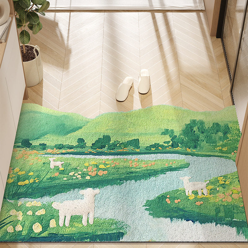 Cartoon Forest Animal Doormat Kalsten
