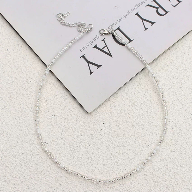Handcrafted Beaded Choker Necklace Kalsten