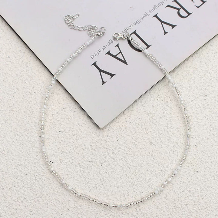 Handcrafted Beaded Choker Necklace Kalsten