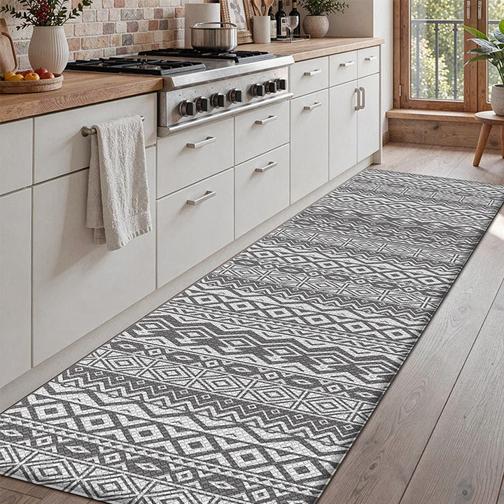 Vintage-Inspired Kitchen Runner