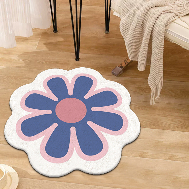 Educational Alphabet Round Rug