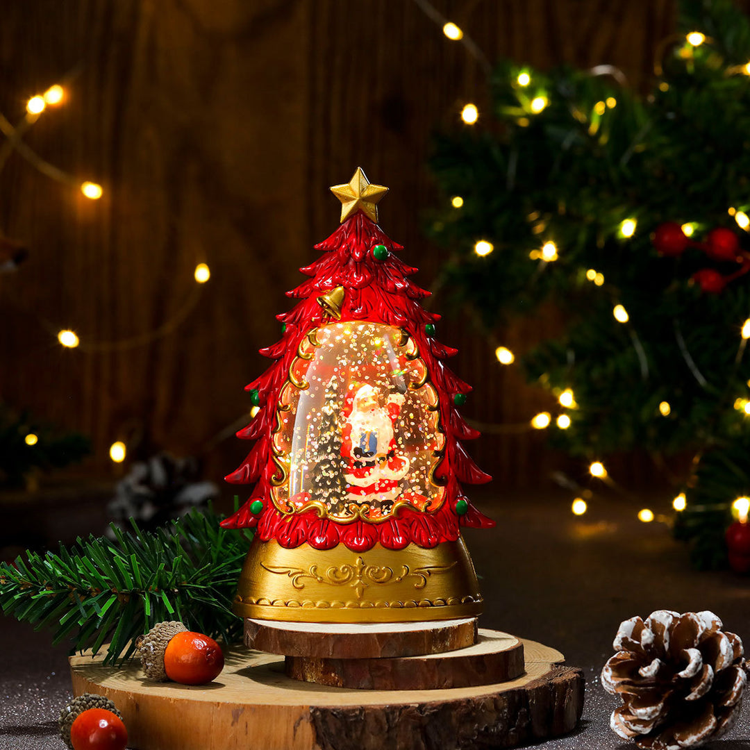 LED Illuminated Holiday Snow Globe Decoration Kalsten